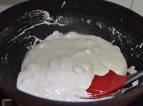 翻炒到黄油被完全吸收