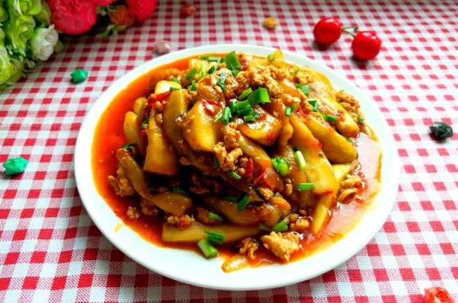 不用油炸比肉好吃的鱼香茄子