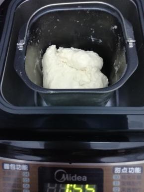 按面包机的和面功能