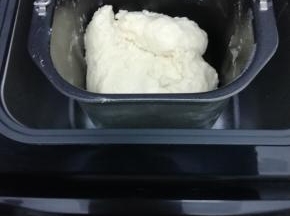 按面包机的和面功能