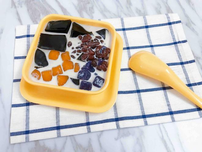 芋圆蜜红豆仙草冻