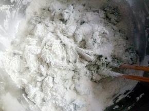 搅拌成絮状