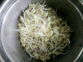 豆芽洗净待用