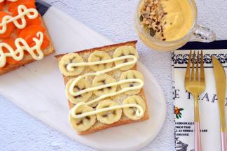 搭配上水果沙拉入烤箱烤几分钟也很好吃