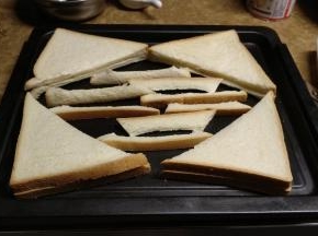 依次做好放入烤盘