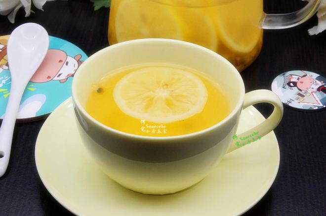 柠檬百香果花茶