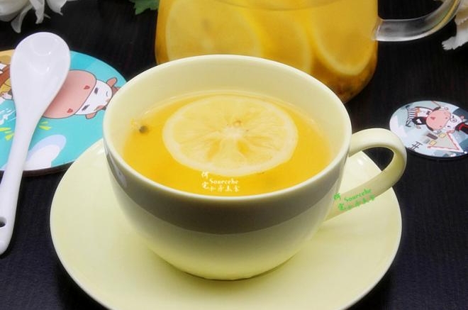 柠檬百香果花茶