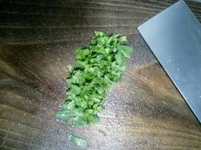 香菜切末