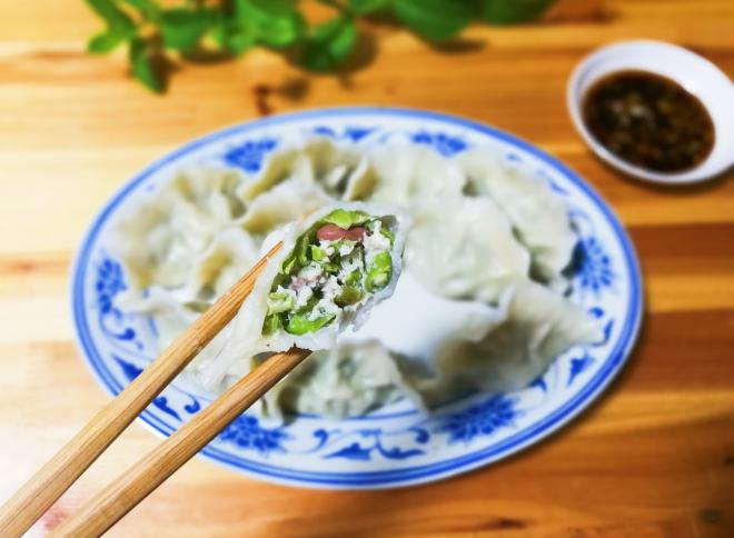 豇豆猪肉水饺
