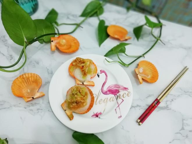 蒜蓉粉丝蒸扇贝