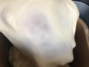 如上图，密封发酵至两倍大