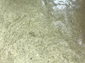 把拌好的蛋糊，倒入烤盘中抹平