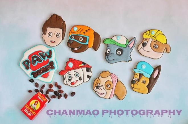 汪汪队糖霜饼干