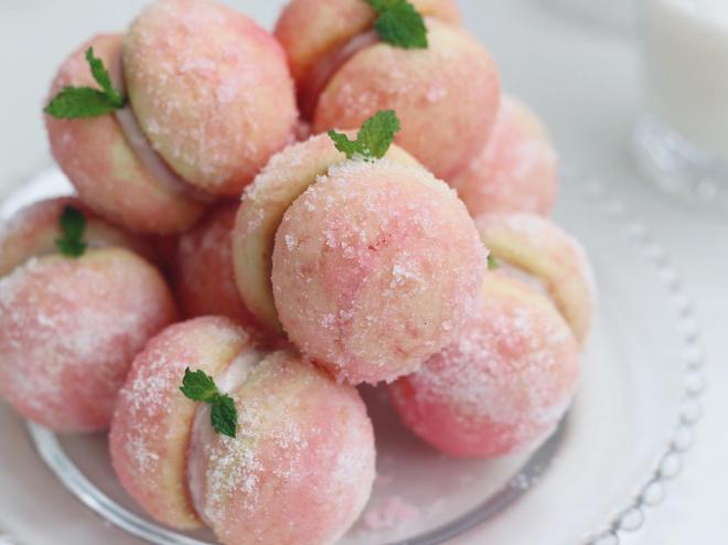 仿真水蜜桃软饼干