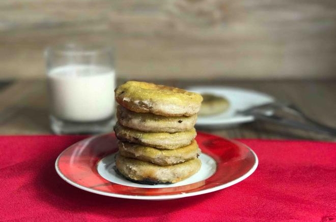 红糖豆渣糯米饼