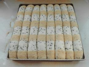 撤掉油纸，就出现规整图形啦