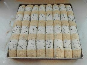 撤掉油纸，就出现规整图形啦