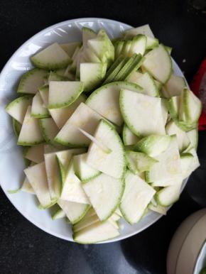 西葫芦切片