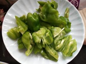 青椒切片