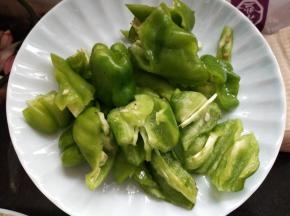 青椒切片