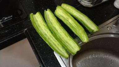 去掉瓜瓤和籽