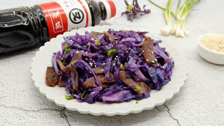 紫甘蓝炒牛肉