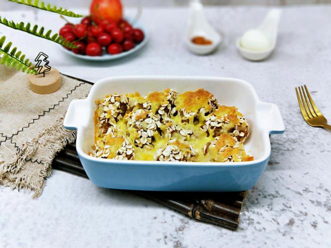 芝士燕麦焗粽子