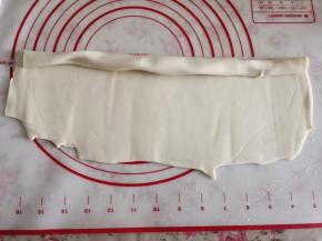 8.	从上向下卷起来，