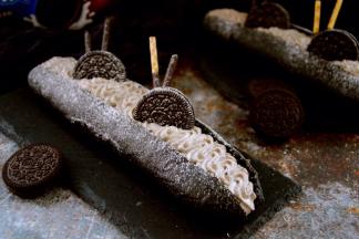 美味的黑骑士面包就做好啦，黑黑的外面，内馅口感却很丰富