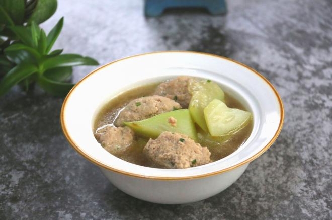 瓠子肉丸汤