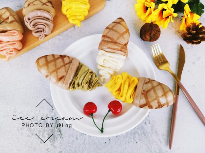 冰激凌馒头包子