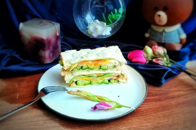 龙利鱼芝士蛋帕尼尼