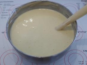 面糊呈现细腻光滑的丝绸状