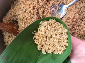 再加入糯米，九分满即可