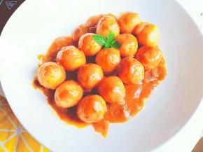 咖喱鱼丸就做好了