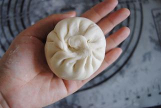 像包包子一样包紧收口