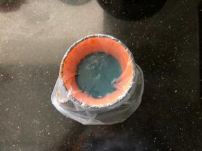 10、装入裱花袋中，放入冰箱冷藏40分钟以上。