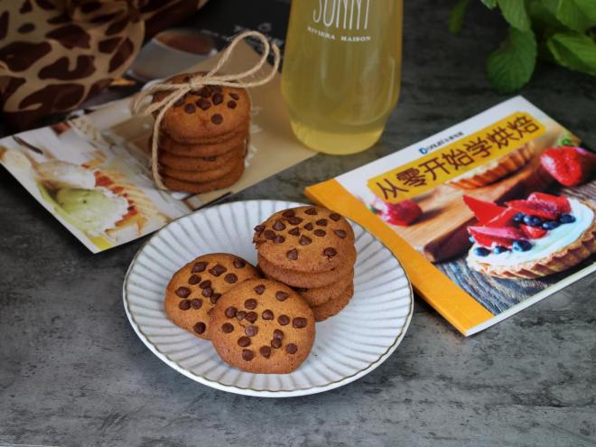 红糖巧克力小圆饼