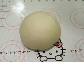 取出面团，整圆