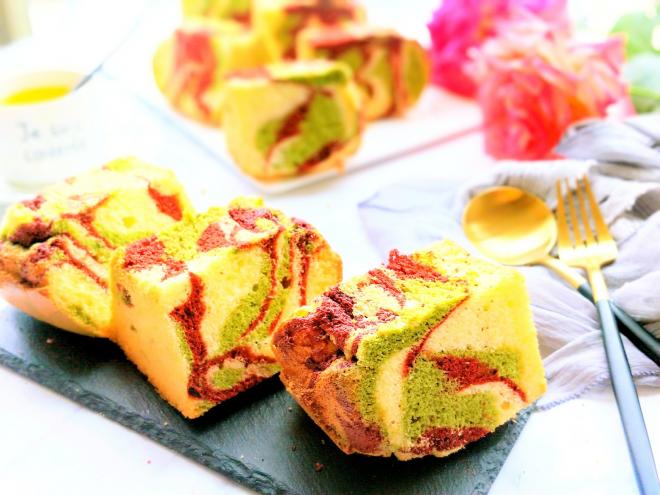 夏天一抹绚丽彩～炫彩蛋糕