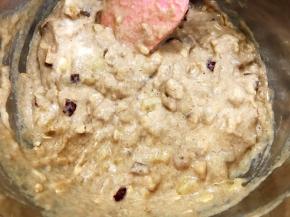 翻拌均匀，面糊就完成了