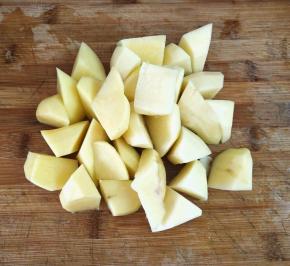 土豆切块