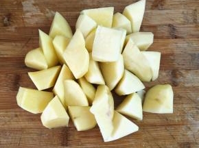 土豆切块