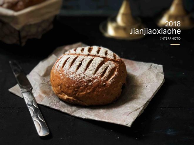 亚麻籽红糖黑麦软欧包