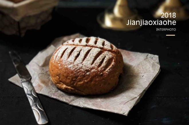 亚麻籽红糖黑麦软欧包