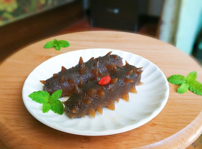 热水瓶水发海参