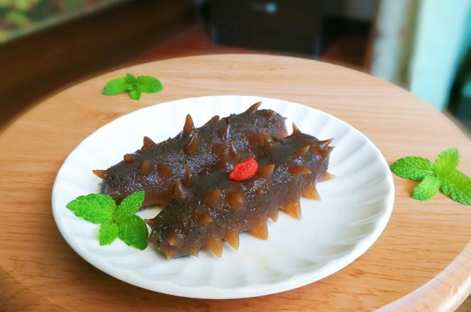 热水瓶水发海参