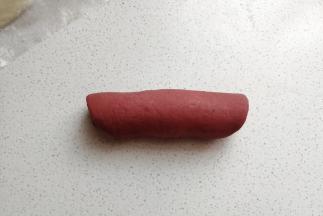 然后把两种面片一起卷起来。