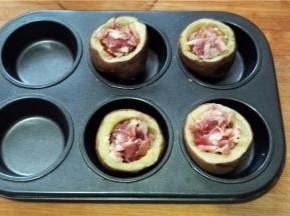 再撒上培根碎