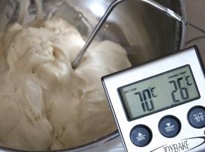 整个打面完成时温度保持在24-27℃之间，不可超过28℃
